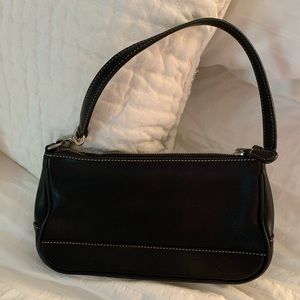 Coach Small Leather Handbag Black